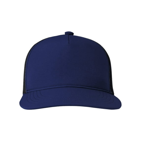 Big Accessories BA708 Bend Foam Trucker Cap-Navy/ Black