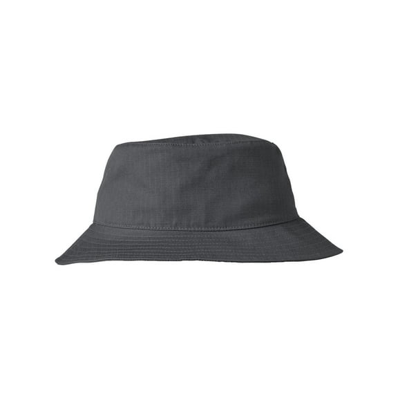 Big Accessories BA642 Lariat Bucket Hat-Charcoal