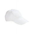 thumbnail image 1 of Big Accessories Men's 5-Panel Brushed Twill Unstructured Cap, White, One Size, 1 of 2