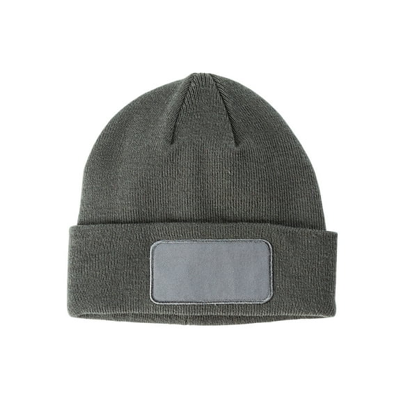 Big Accessories Unisex Patch Beanie