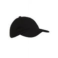 thumbnail image 1 of Big Accessories Youth 6-Panel Brushed Twill Unstructured Cap - BLACK - OS, 1 of 2