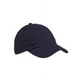 thumbnail image 1 of Big Accessories Youth 6-Panel Brushed Twill Unstructured Cap - NAVY - OS, 1 of 2