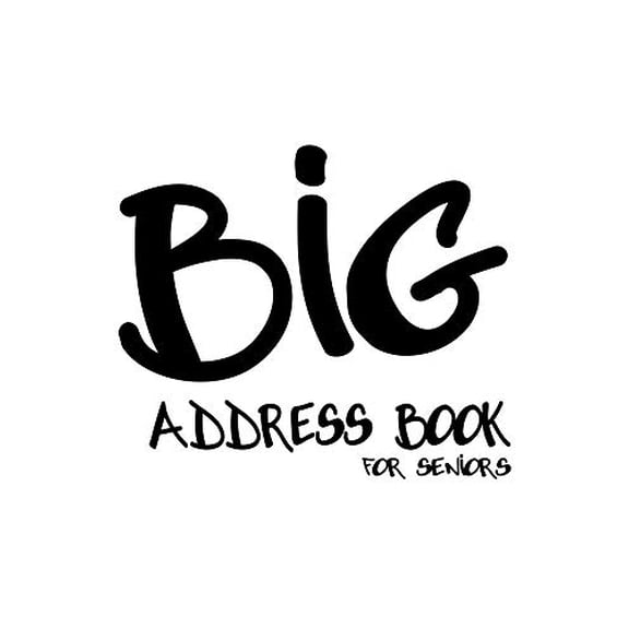 Pre-Owned Big Address Book for Seniors Paperback