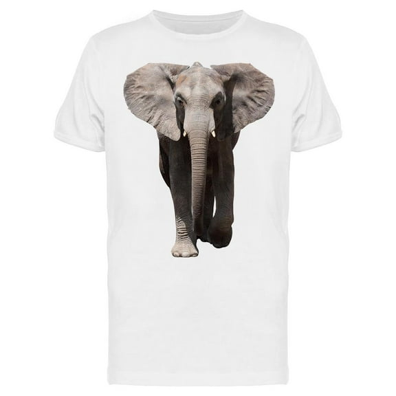 Big African Elephant, Front T-Shirt Men -Image by Shutterstock, Male Medium