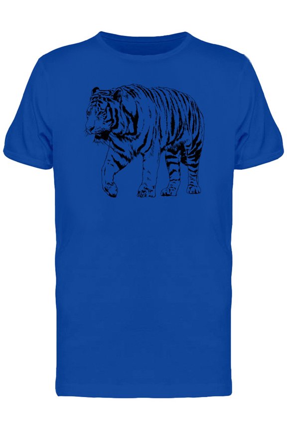 Big Amazing Tiger Sketch Tee Men's -Image by Shutterstock