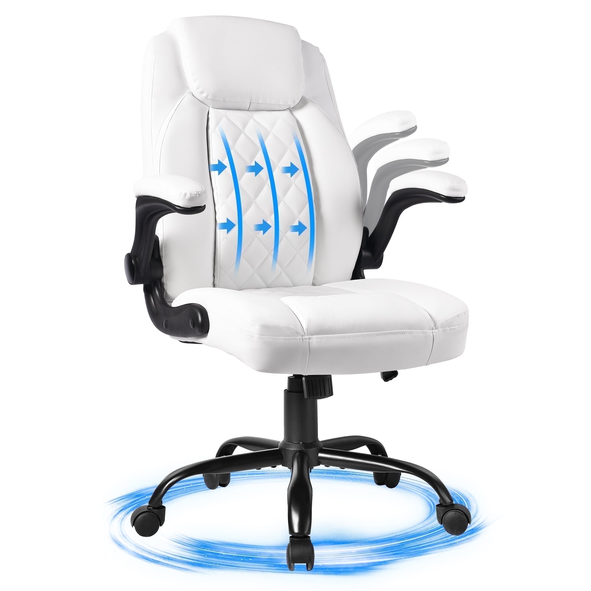 La-Z-Boy Arcadian Bonded Leather Executive Chair Black 2