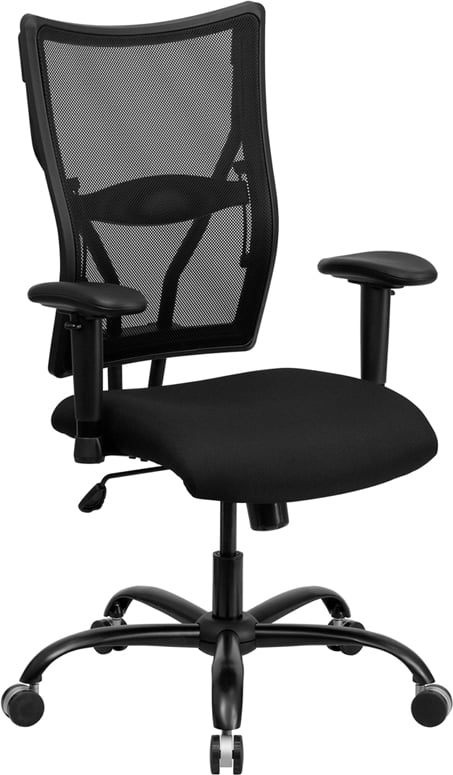 Black Mesh Fabric High Back Ergonomic Executive Swivel Chair