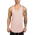 thumbnail image 1 of Big And Tall Shirt for Men Muscle Tank T shirt Singlet Vest Bodybuilding Men's Sleeveless Gyms Fitness Top Men's blouse, 1 of 4