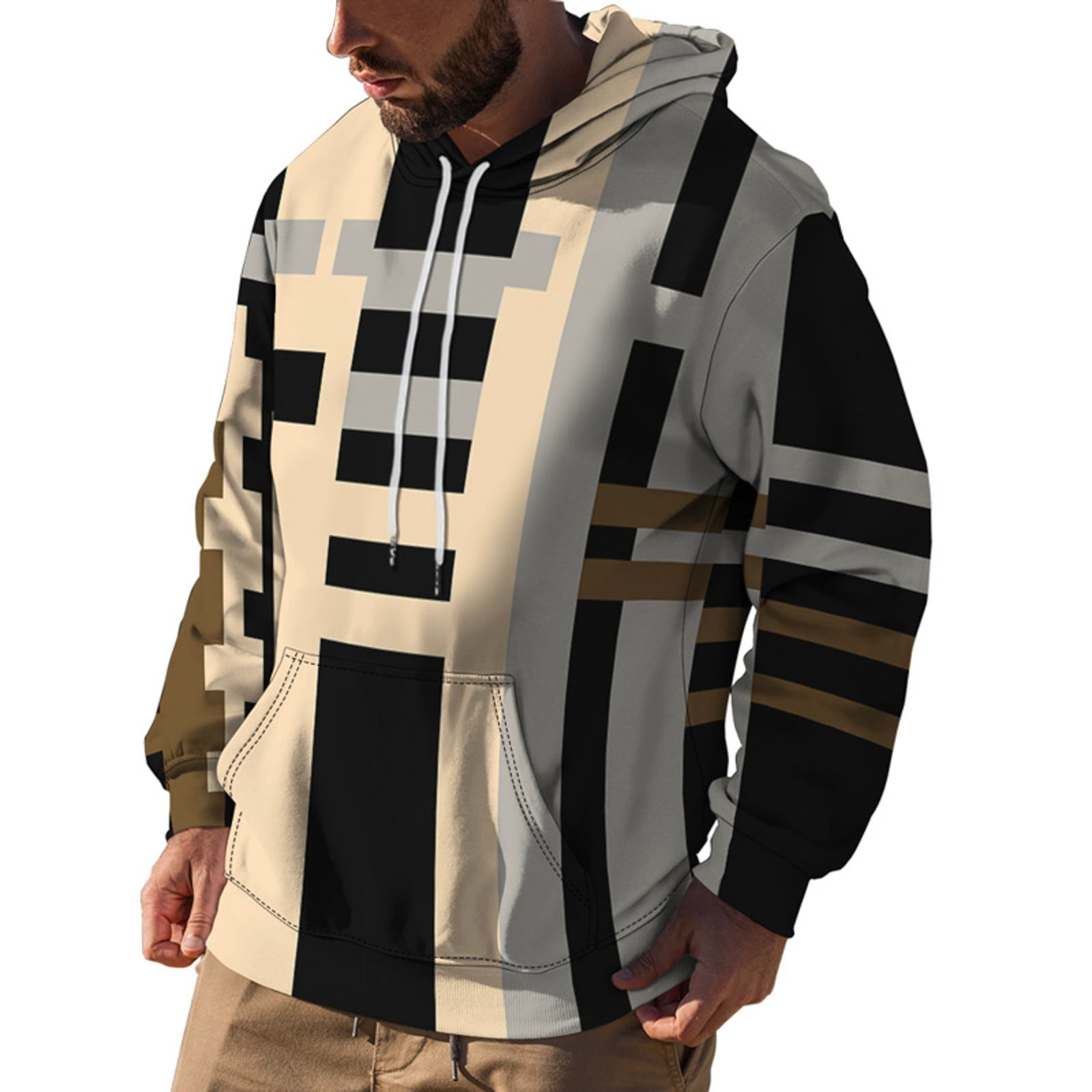 Big and top tall hooded shirts
