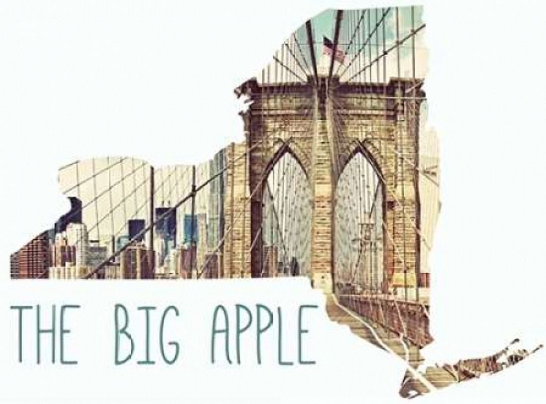 Big Apple Border Canvas Art - Shelley Lake (18 x 24)