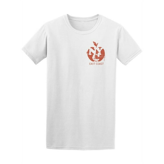 Big Apple East Coast Doodle T-Shirt Men -Image by Shutterstock, Male 3X-Large