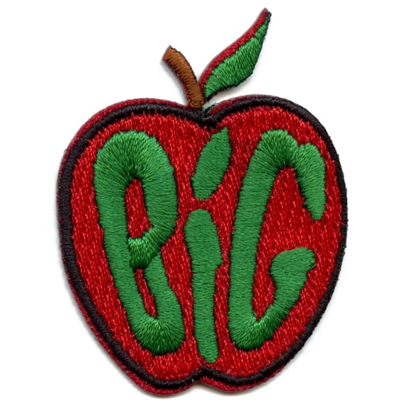 Big Apple Hat Patch New York City Embroidered Iron On