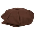 thumbnail image 1 of Big Apple Men's Oversize Wool 8 Panel Applejack Newsboy Cabbie Gatsby Ivy Hat, 1 of 17