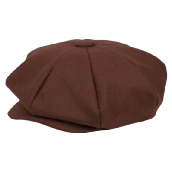 Big Apple Men's Oversize Wool 8 Panel Applejack Newsboy Cabbie Gatsby Ivy Hat