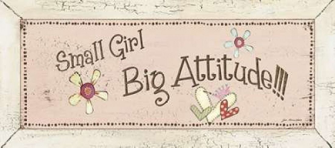 Big Attitude Canvas Art - Jo Moulton (10 x 20)