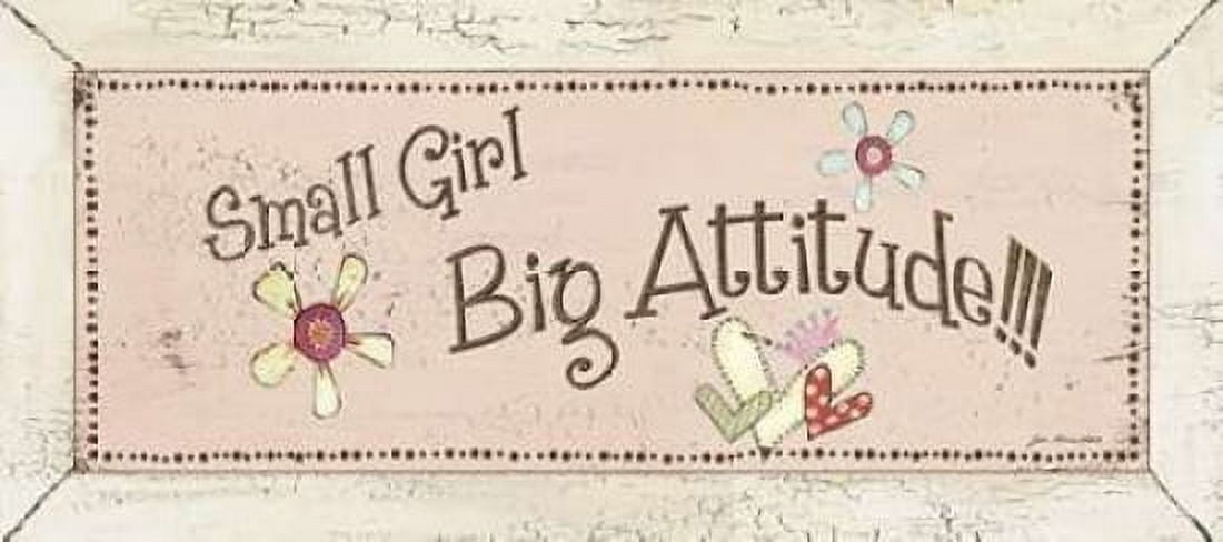 Big Attitude Canvas Art - Jo Moulton (24 x 48)