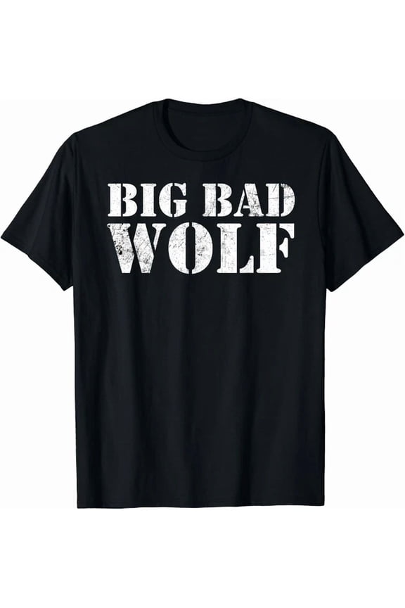 Big Bad And Wolf Wolves Werewolf Cool Dog Gift Unisex T-Shirt, Vintage Birthday Gift