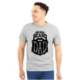 thumbnail image 1 of Big Bad Beard Dad Fathers Day Gift Men's Big & Tall Crewneck Graphic Tee Brisco Brands 2X, 1 of 5
