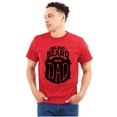 thumbnail image 1 of Big Bad Beard Dad Fathers Day Gift Men's Big & Tall Crewneck Graphic Tee Brisco Brands 5X, 1 of 5