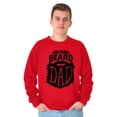 thumbnail image 1 of Big Bad Beard Dad Fathers Day Gift Men Big & Tall Sweatshirt Brisco Brands 5X, 1 of 6