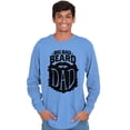 thumbnail image 1 of Big Bad Beard Dad Fathers Day Gift Men's Long Sleeve Tee T Shirt Brisco Brands 2X, 1 of 6