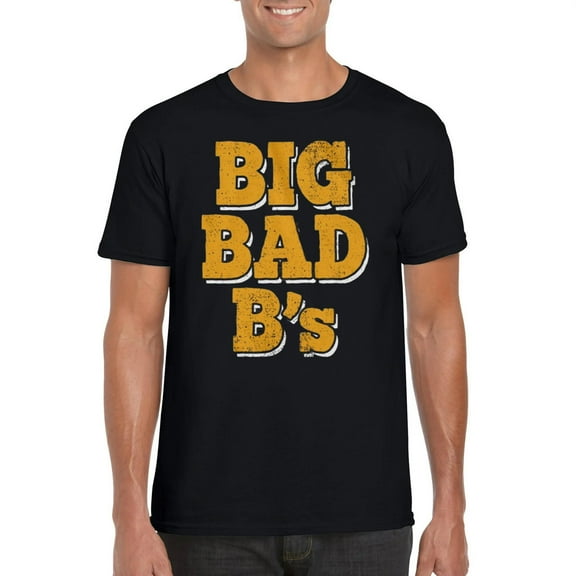 Big Bad Bs Boston Hockey Team Spirit Fan Graphic T-Shirt Design, for men & women, up to size 5XL