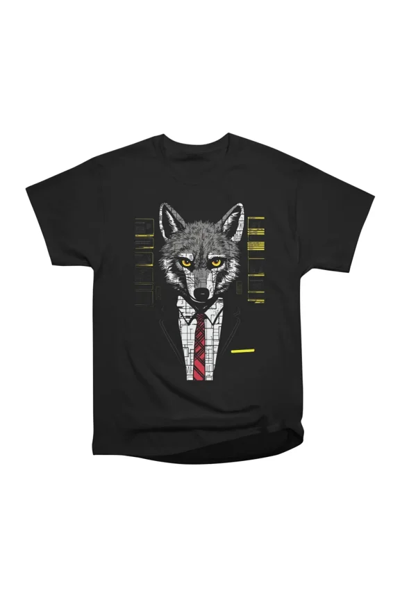 Big Bad Business Wolf T-Shirt Tee Gift For Him Merch For Her Apparel For Friend
