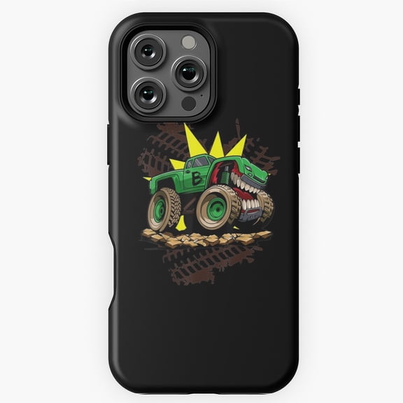Big Bad Monster Truck Kids Boys Gift Phone Case for iPhone 16 15 14 13 12 11 Pro Max