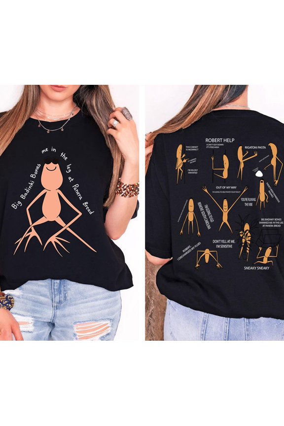 Big Badinki Bones Shanked Me In Panera Bread Shirt, Frog Worm Tee, Gen Z Shirt, Irony Apparel Unisex Full Size S-5XL