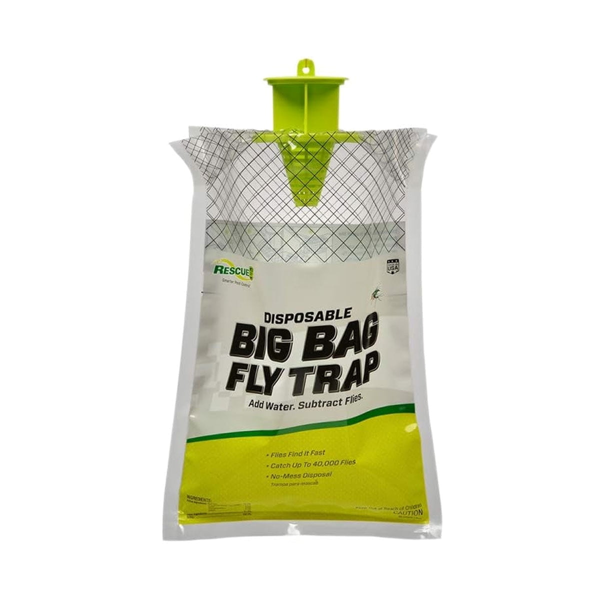 Big Bag Fly Trap, Disposable, Outdoor Use (4-Pack)
