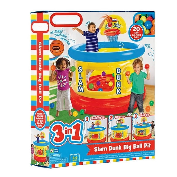 Big Ball Pit with 20 Air - Filled Balls-Plastic