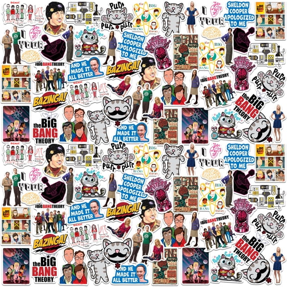 Big Bang Theory 100Ct Sticker Pack