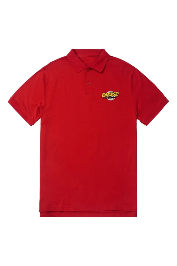 Big Bang Theory BAZINGA Polo Shirt, 2X