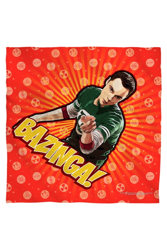 Big Bang Theory Bazinga Bandana (21 in x 21 in)