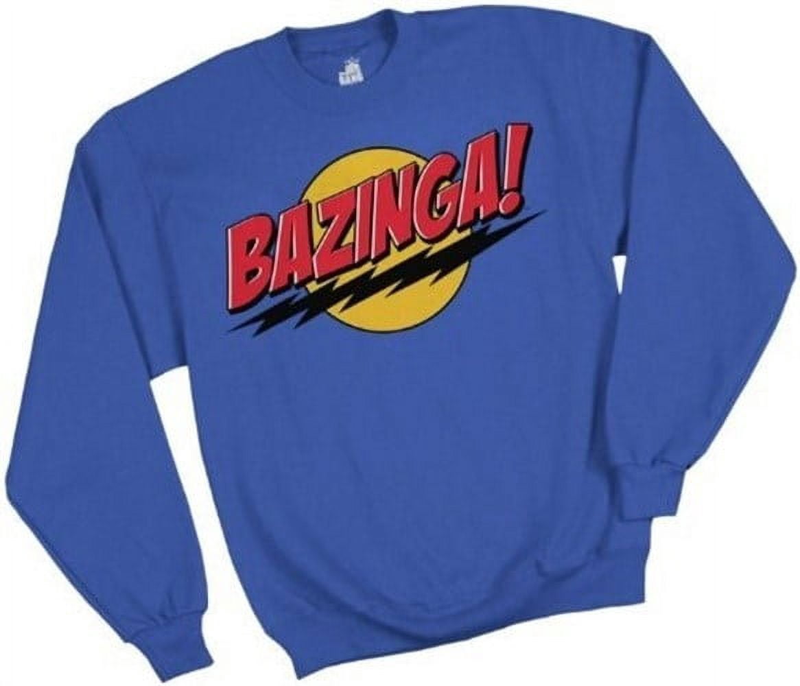 Big Bang Theory 'Bazinga!' Sweatshirt – 100% Cotton Crewneck, Small
