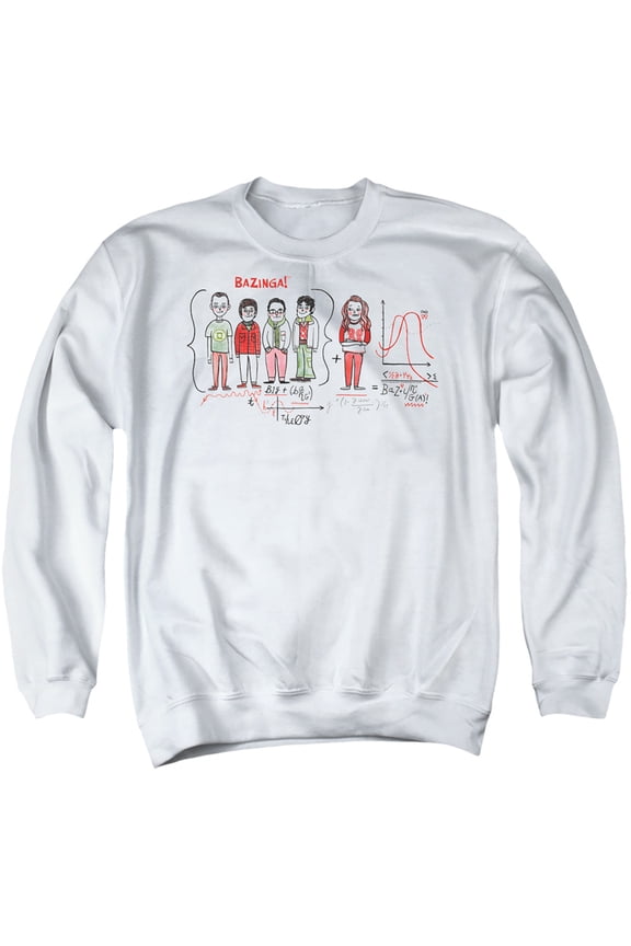 Big Bang Theory - Bazinga Equation - Crewneck Sweatshirt - X-Large