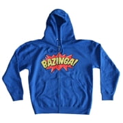 Big Bang Theory Bazinga Full Zip Hooded Adult Unisex Jacket Size Medium