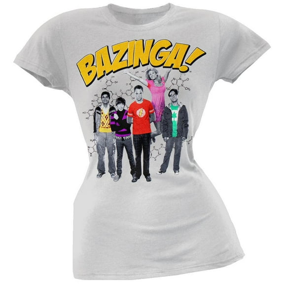 Big Bang Theory - Bazinga Group Juniors T-Shirt