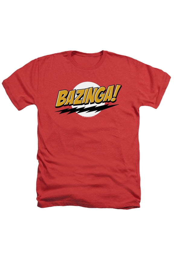 Big Bang Theory - Bazinga - Heather Short Sleeve Shirt - Medium