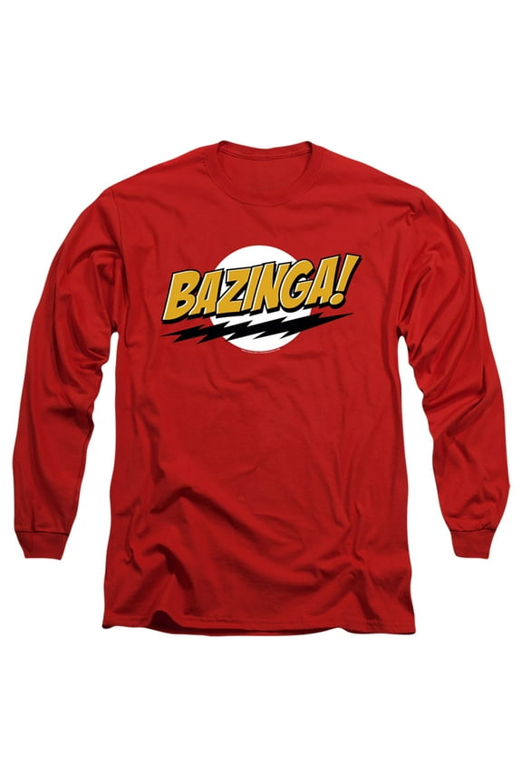 Big Bang Theory - Bazinga - Long Sleeve Shirt - X-Large