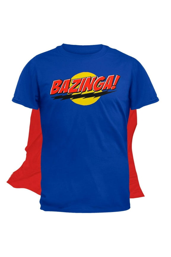 Big Bang Theory - Bazinga T-Shirt With Cape