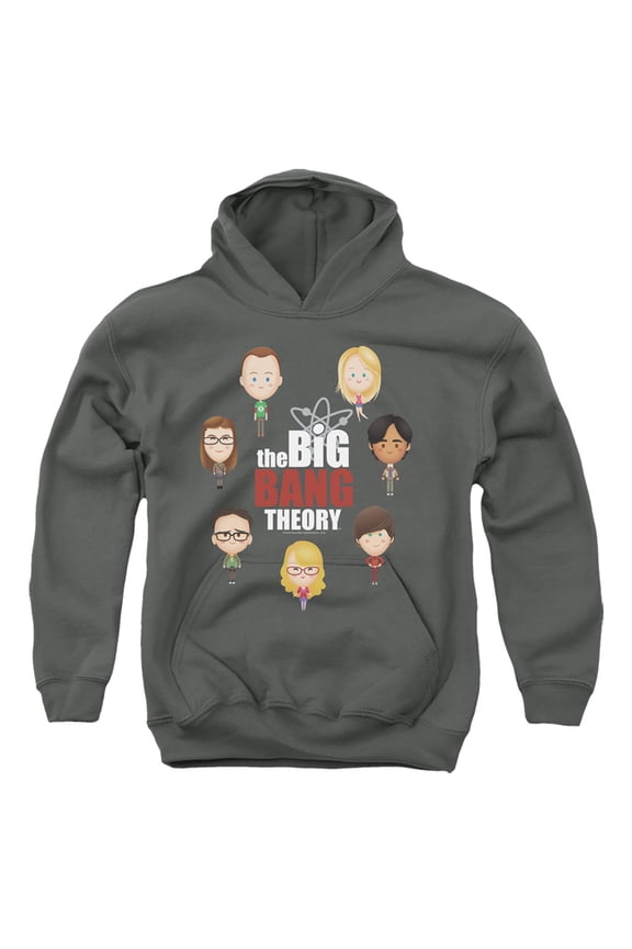 Big Bang Theory - Emojis - Youth Hooded Sweatshirt - X-Large