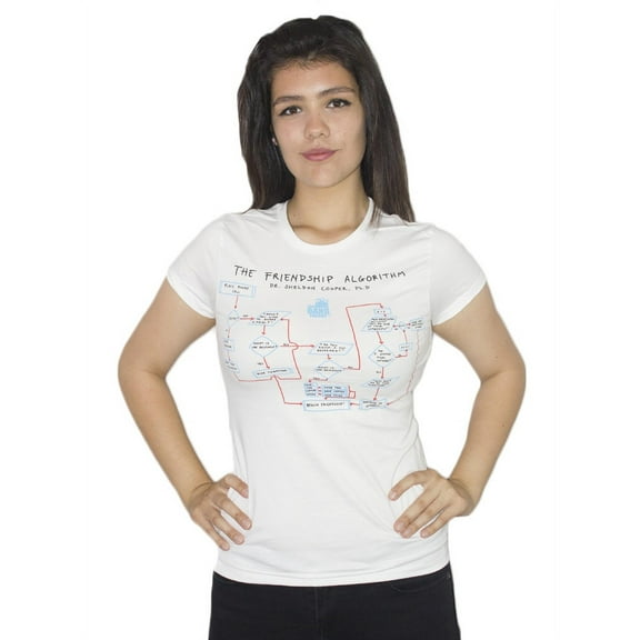 Big Bang Theory Friendship Algorithm Juniors T-Shirt