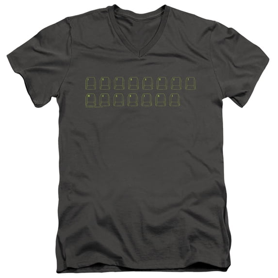 Big Bang Theory - Intranet Machine - Slim Fit V Neck Shirt - X-Large