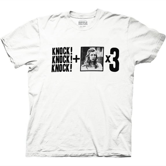 Big Bang Theory Knock Knock Knock + Penny x3 Men's T-Shirt, X-Large