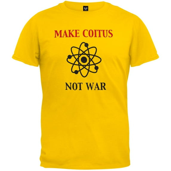 Big Bang Theory - Make Coitus Not War T-Shirt - Small