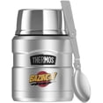 thumbnail image 1 of Big Bang Theory Sheldon Bazinga, THERMOS STAINLESS KING Stainless Steel Food Jar with Folding Spoon, Vacuum insulated & Double Wall, 16oz, 1 of 7