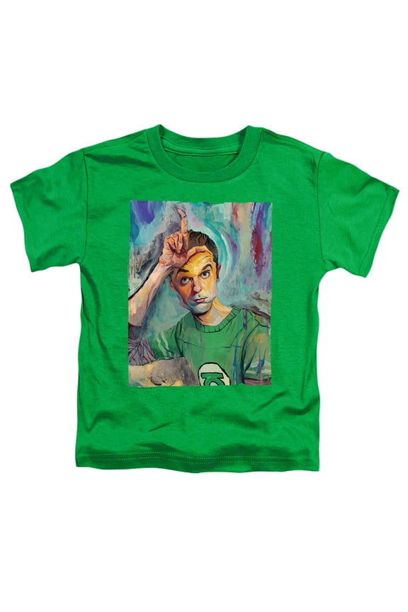 Big Bang Theory - Sheldon Painting - Toddler Short Sleeve Shirt - 2T