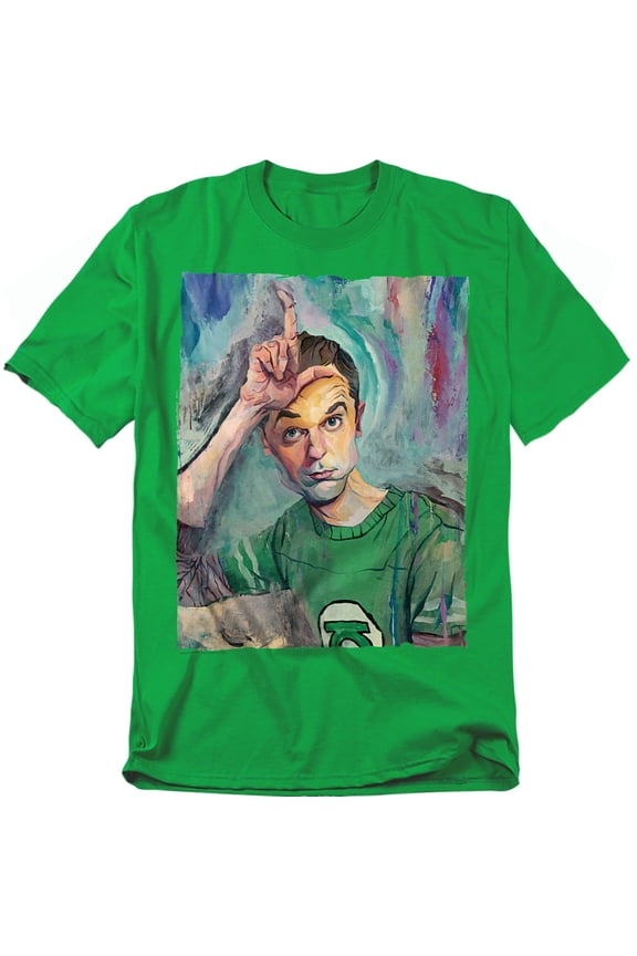 Big Bang Theory T-Shirt Sheldon Painting Unisex Graphic Tee For Men & Women