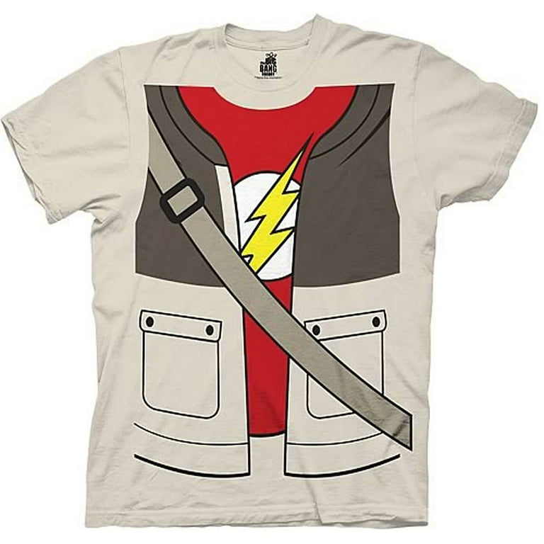 Big Bang Theory Sheldon Trompe Loeil Costume T Shirt Walmart
